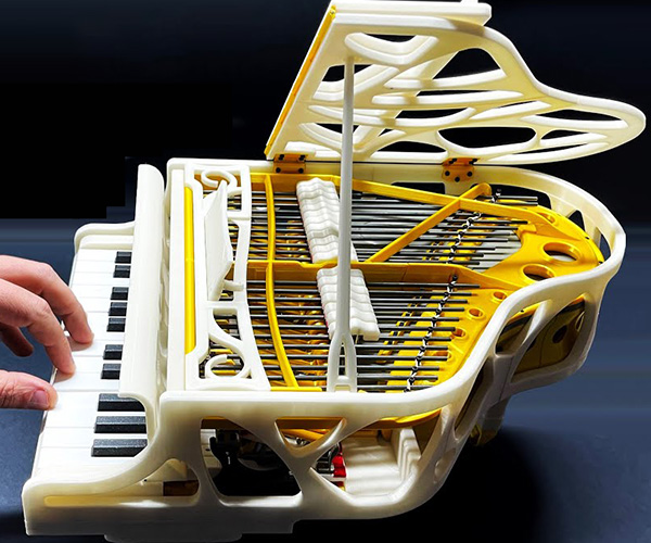 3D Printed Grand Piano