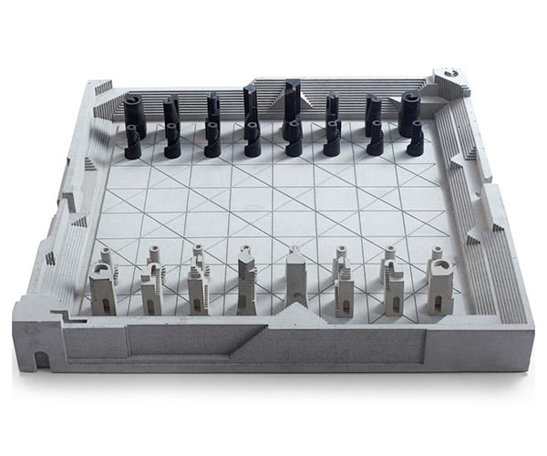 Arena Concrete Chess Set
