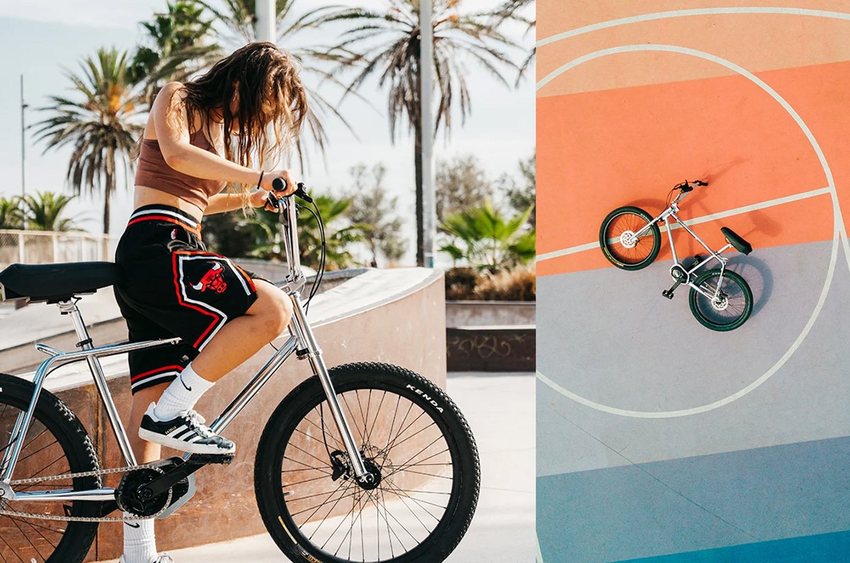 Jumping jack Oh plus The EINS Is a Shiny BMX Bike with a Powerful Electric Drivetrain