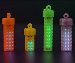 3D-Printed Glowing Zipper Pulls