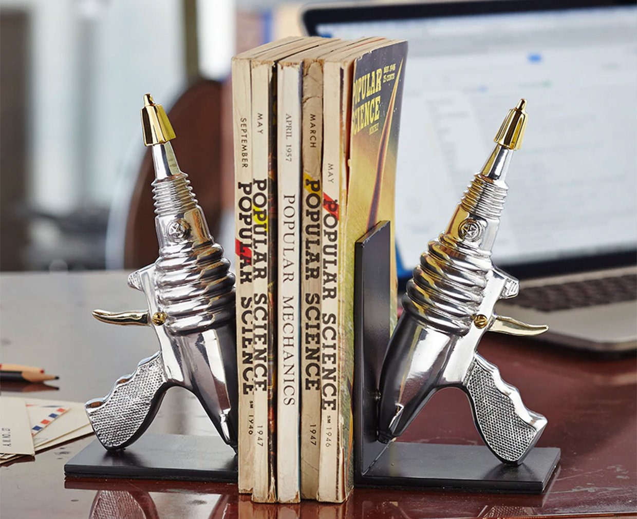 Raygun Bookends