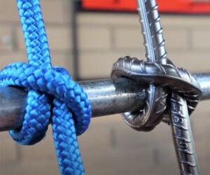 Tying a Knot in Steel Rebar