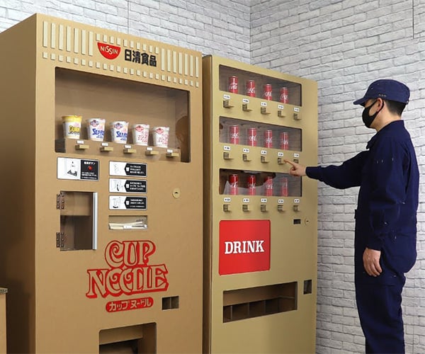 Full-Size Cardboard Vending Machines