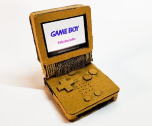 Cardboard GameBoy Advance SP