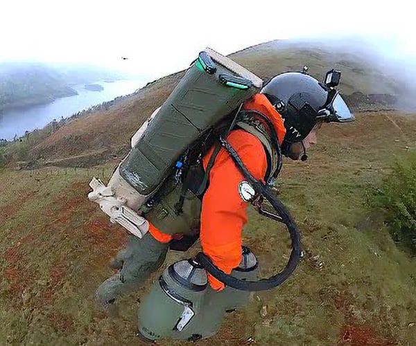Jet Pack Mountain Ascent