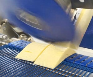 Machine Cuts the Cheese