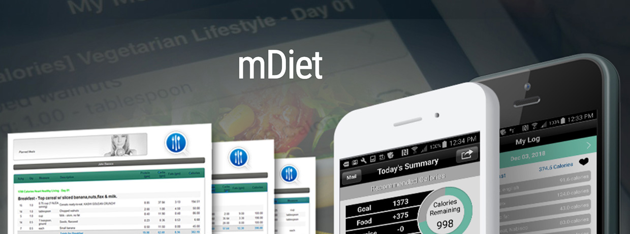 mDiet Personal Meal Planning App