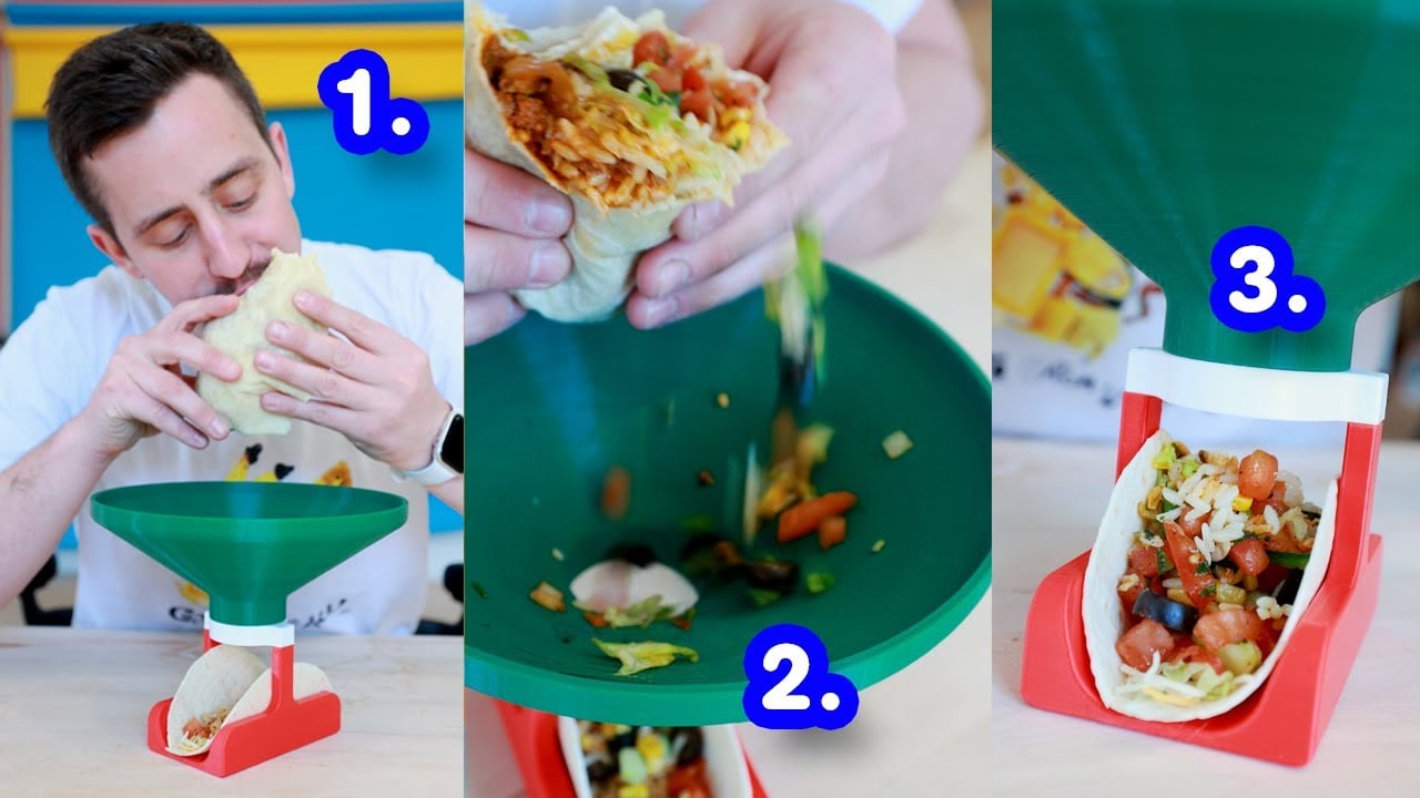 The Burrito Bumper Turns Your Food Spills Into a Taco