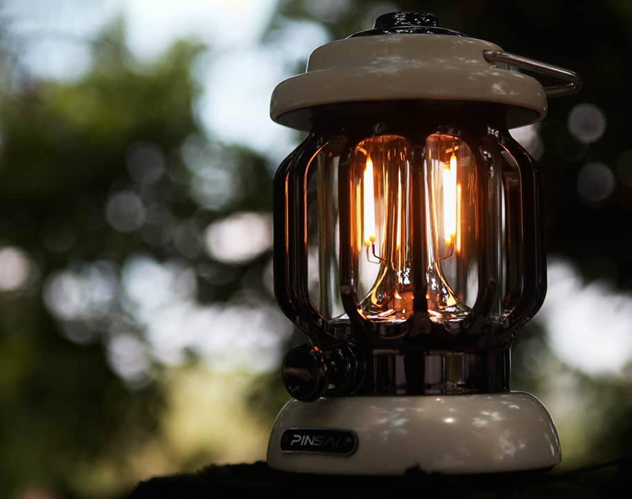 Lights E27 LED Lamp Lantern Luminescent Light Camping Decor Retro Iron Fixture 