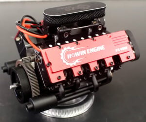 World’s Smallest Production V8 Nitro Engine