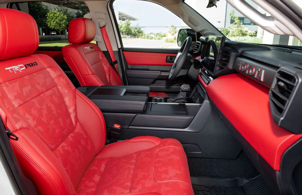 2023 Toyota Sequoia Trd Pro Red Interior Latest Toyota News