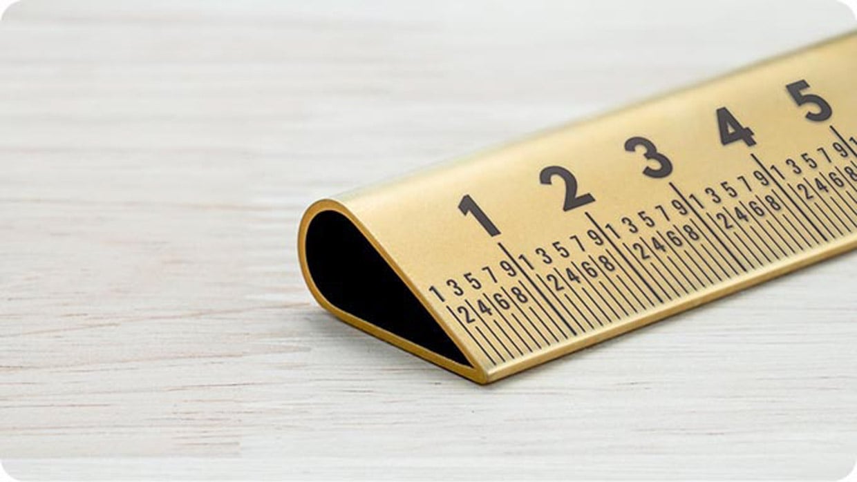 30° Ruler Brass Edition