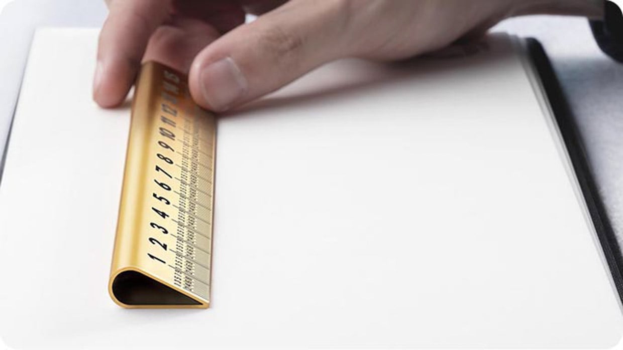 30° Ruler Brass Edition