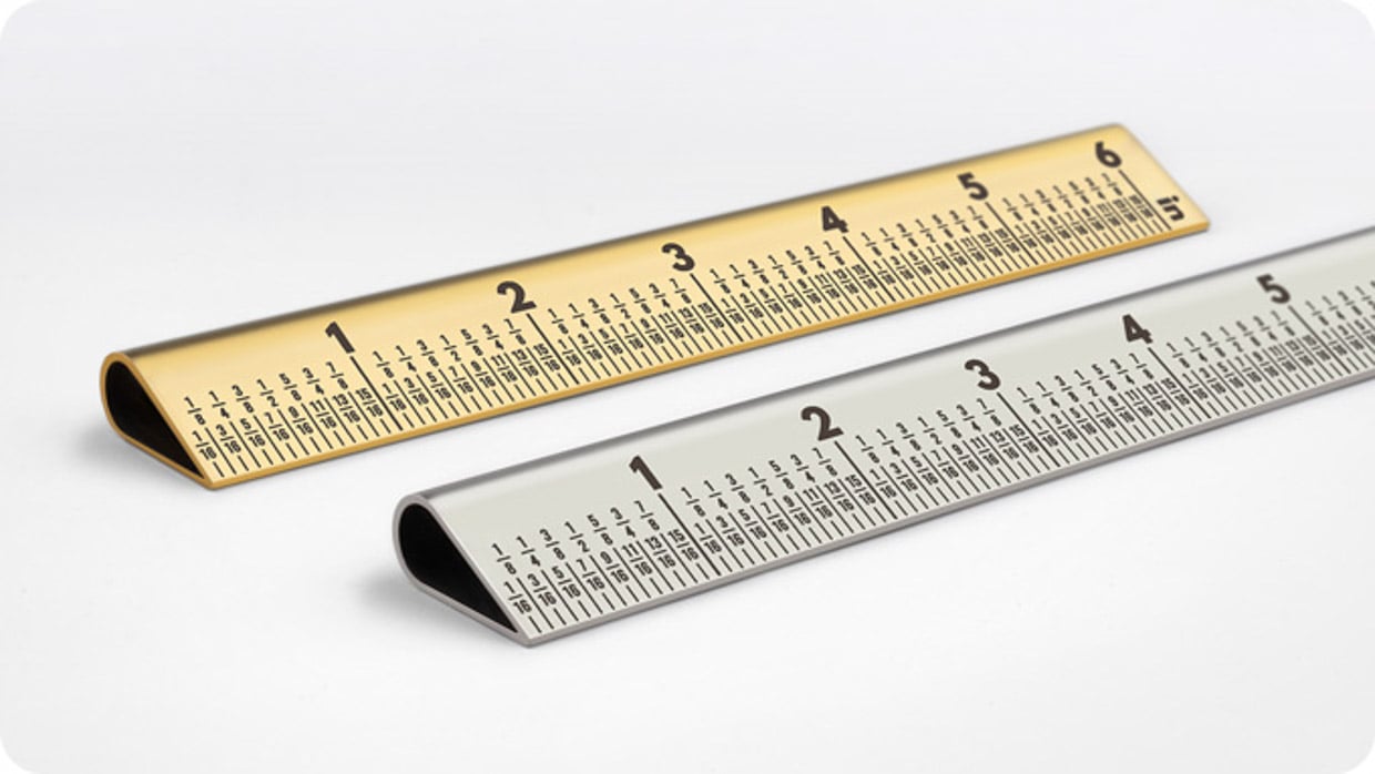 30° Ruler Brass Edition