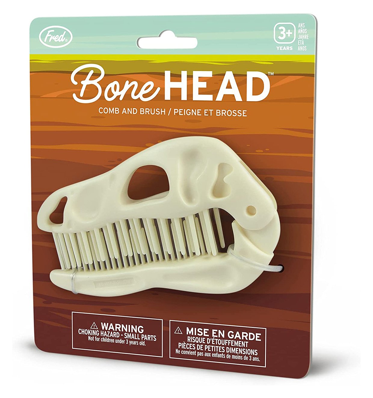 Bonehead Folding Comb + Brush