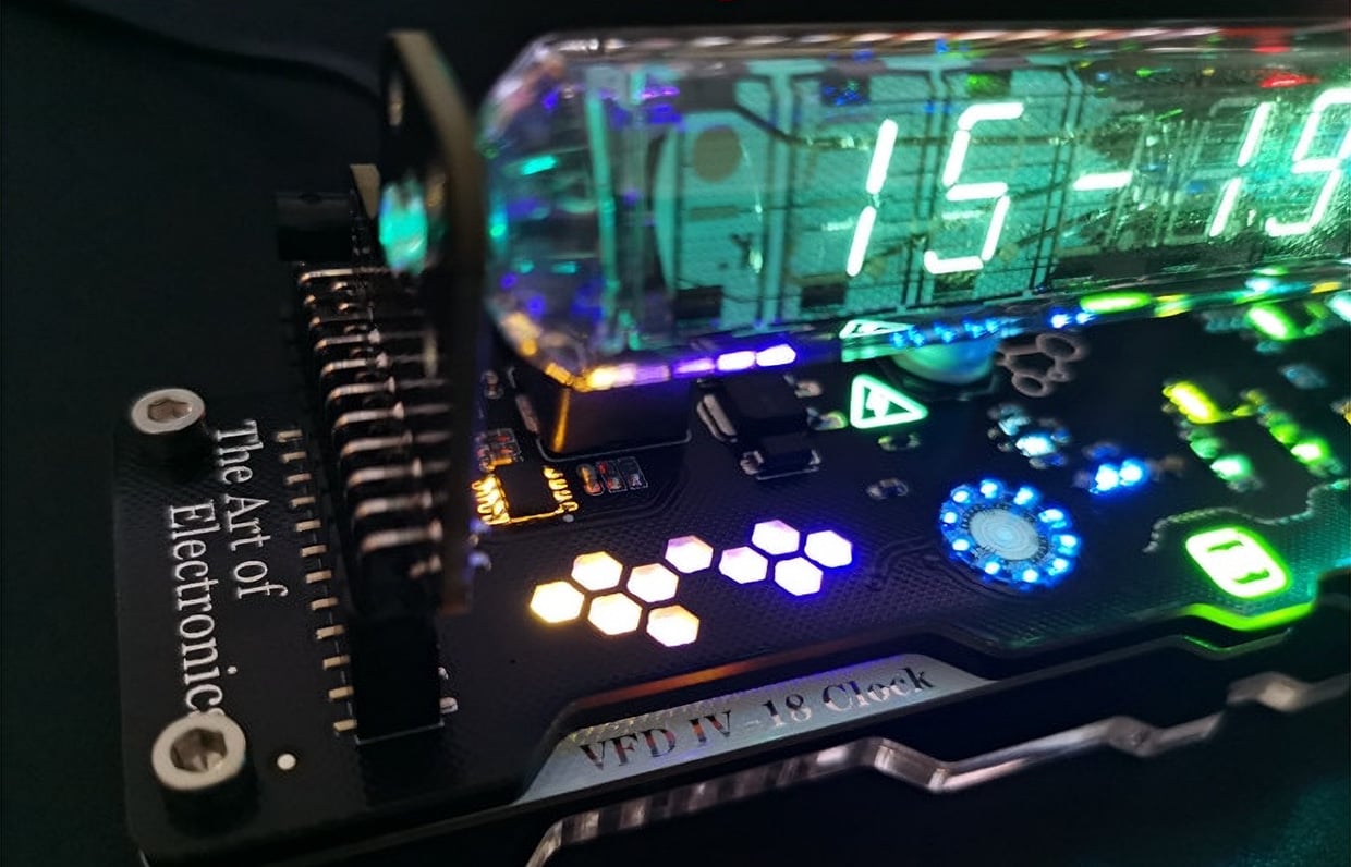 Cybertube VFD Clock