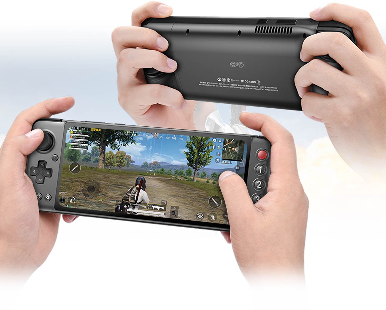 GPD XP Plus Handheld Game System Has Modular Controllers