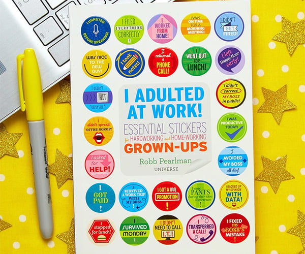 I Adulted at Work! Sticker Book