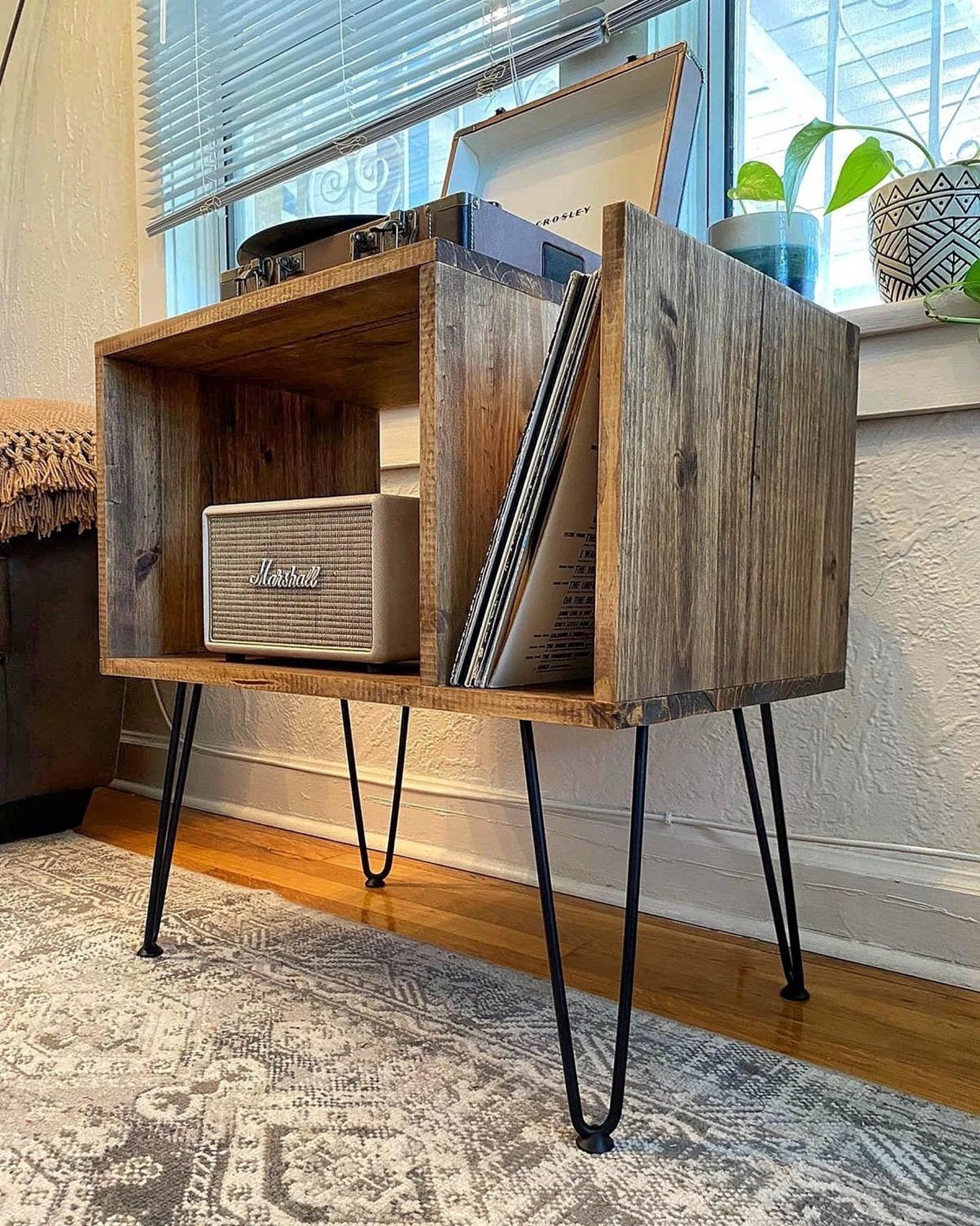 MCM Record Player Stands