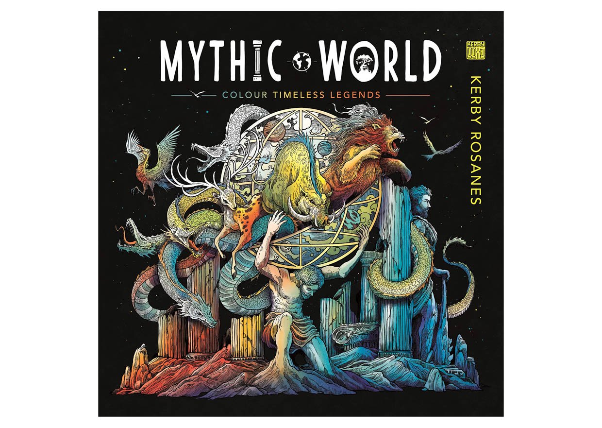 Mythic World Coloring Book