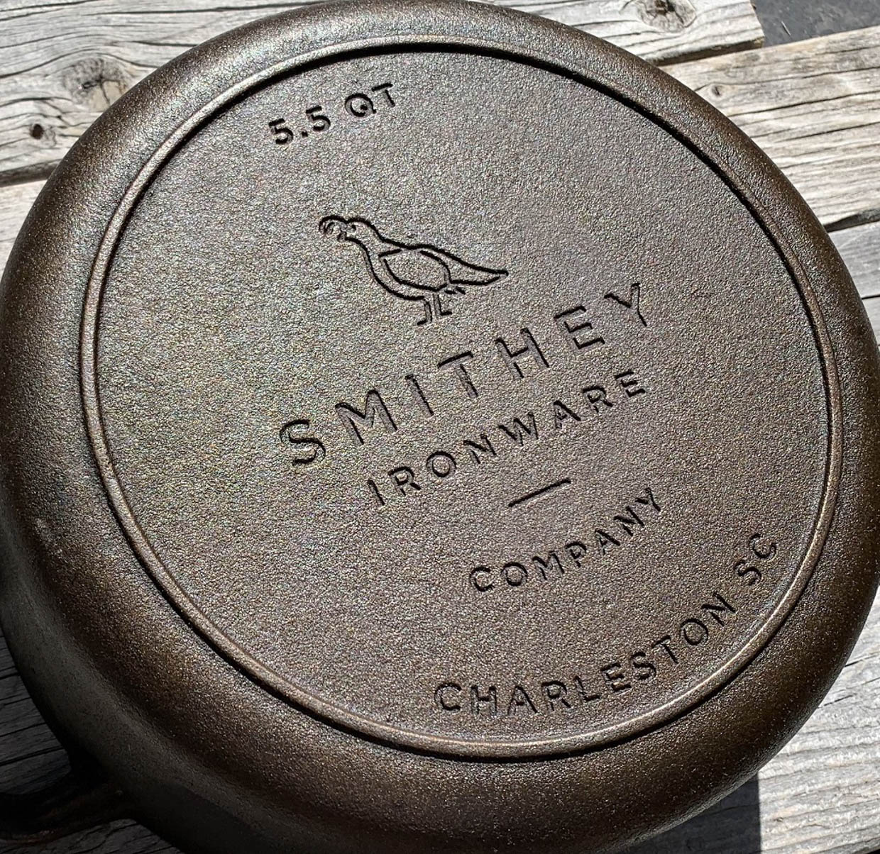 Smithey Cast Iron Dutch Oven