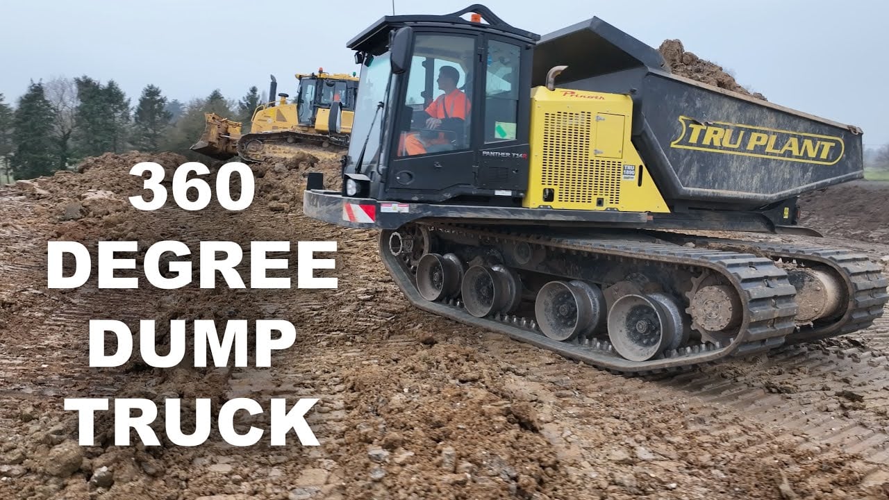 This 360º Dump Truck Works Forward or Backward