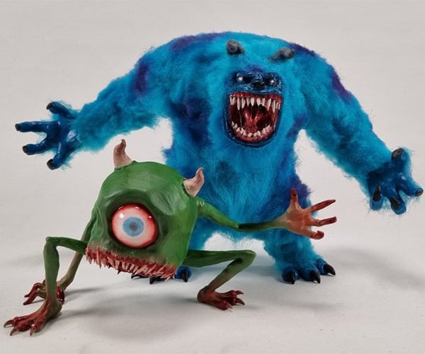 Scary Sulley and Mike