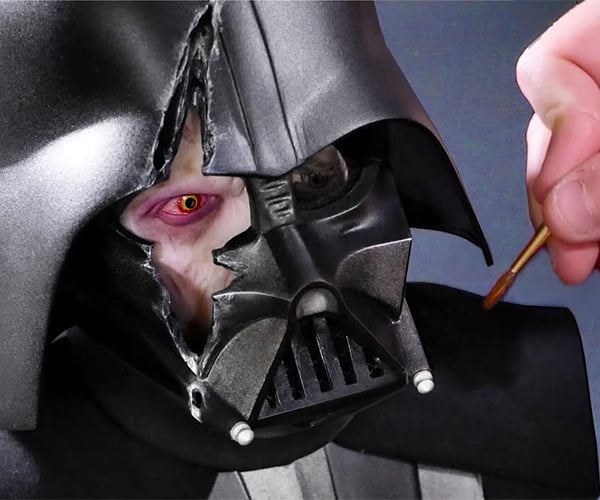 Sculpting Darth Vader from Star Wars: Rebels