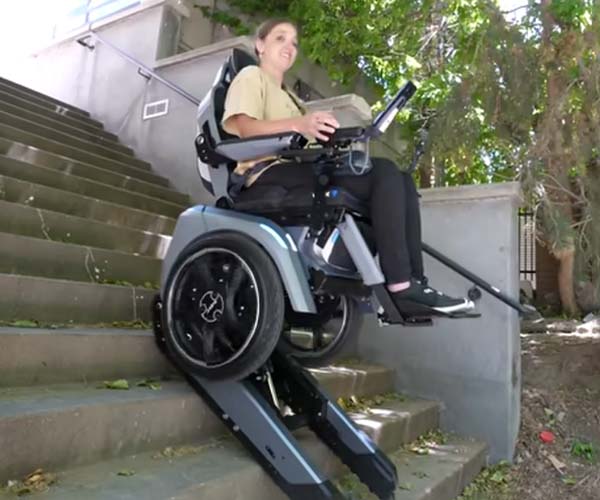 Testing a Stair-Climbing Wheelchair