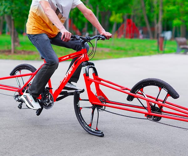 Split-Wheel Bicycle v2.0