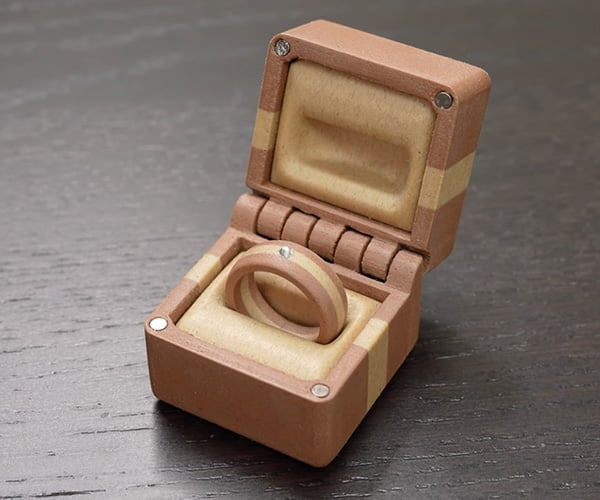 3D-Printed Engagement Ring and Box