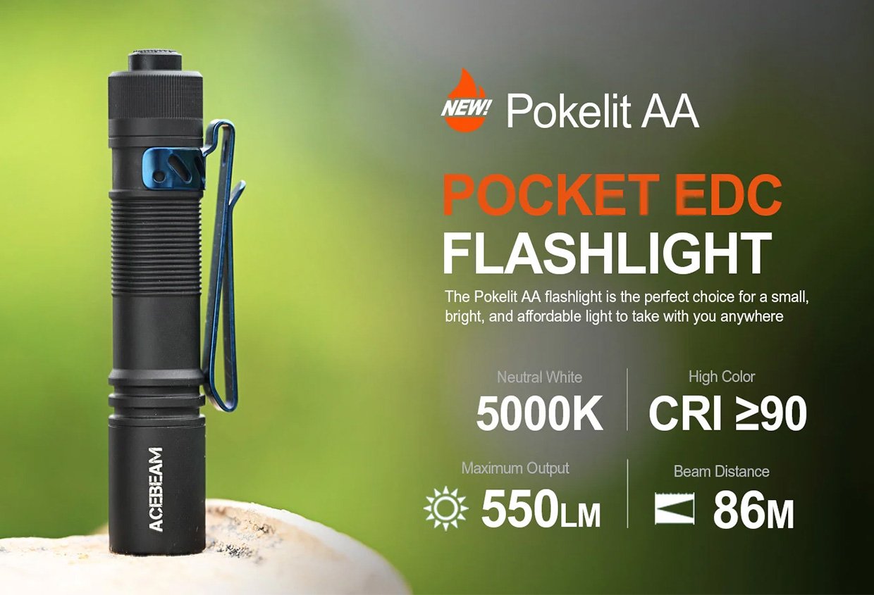 Acebeam Pokelit AA Flashlight