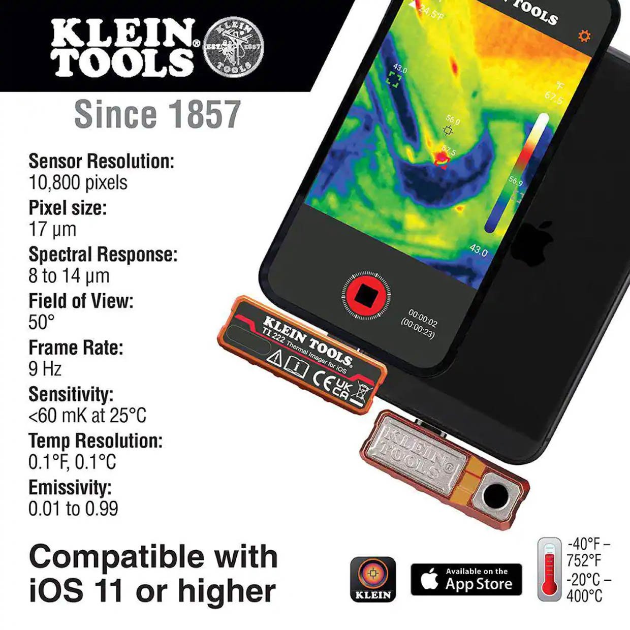 Klein Tools iOS Thermal Imager