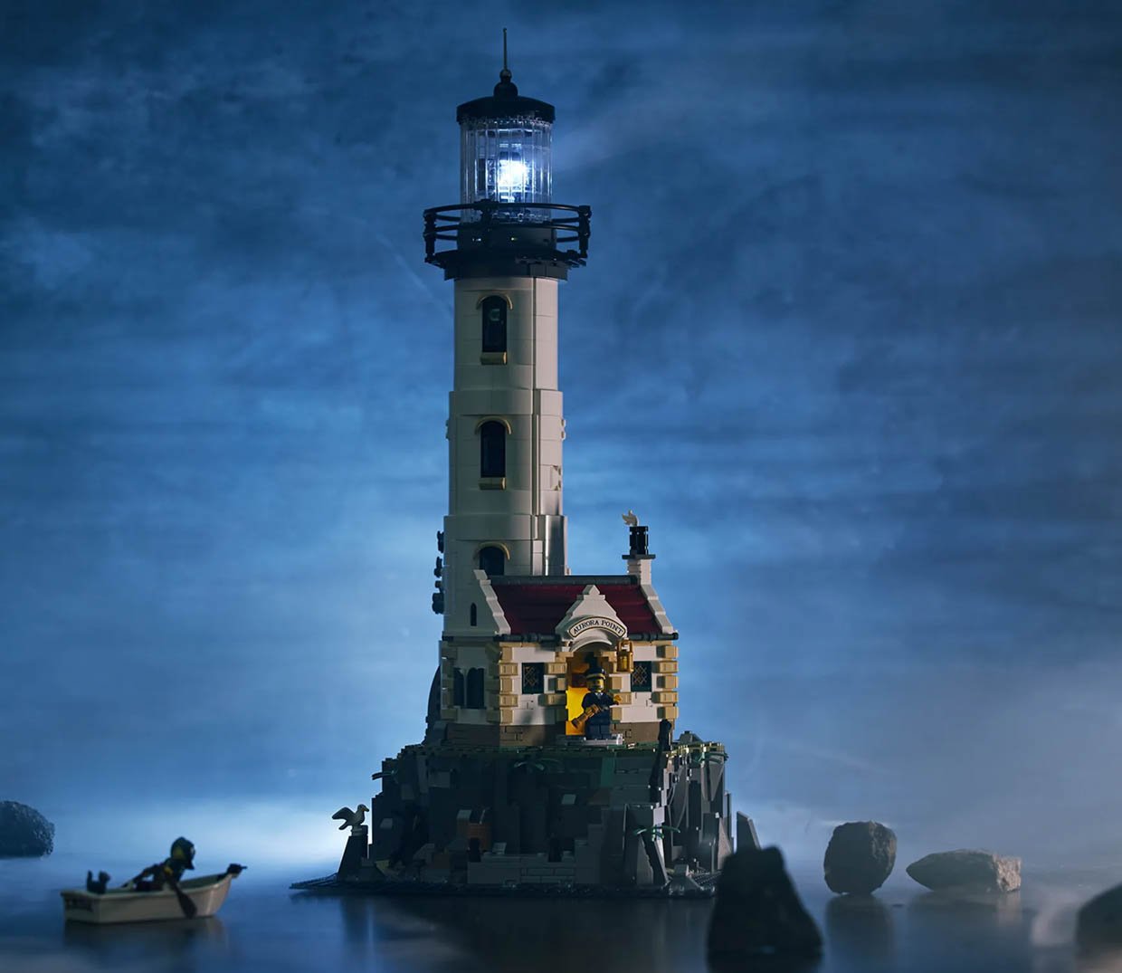 LEGO Ideas Motorized Lighthouse