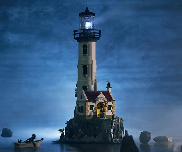 LEGO Ideas Motorized Lighthouse