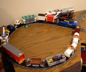 LEGO Train Close Call