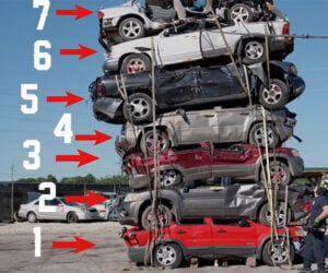 Firefighter Lifts Seven Cars with a Battery-Powered Tool