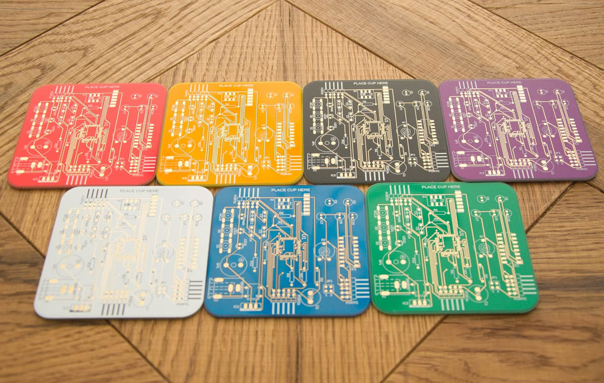 Printed Circuit Board Coasters