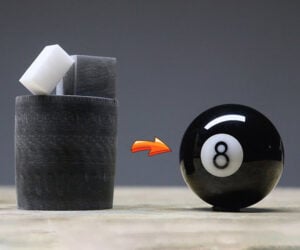 Making a Resin 8-Ball from Scratch