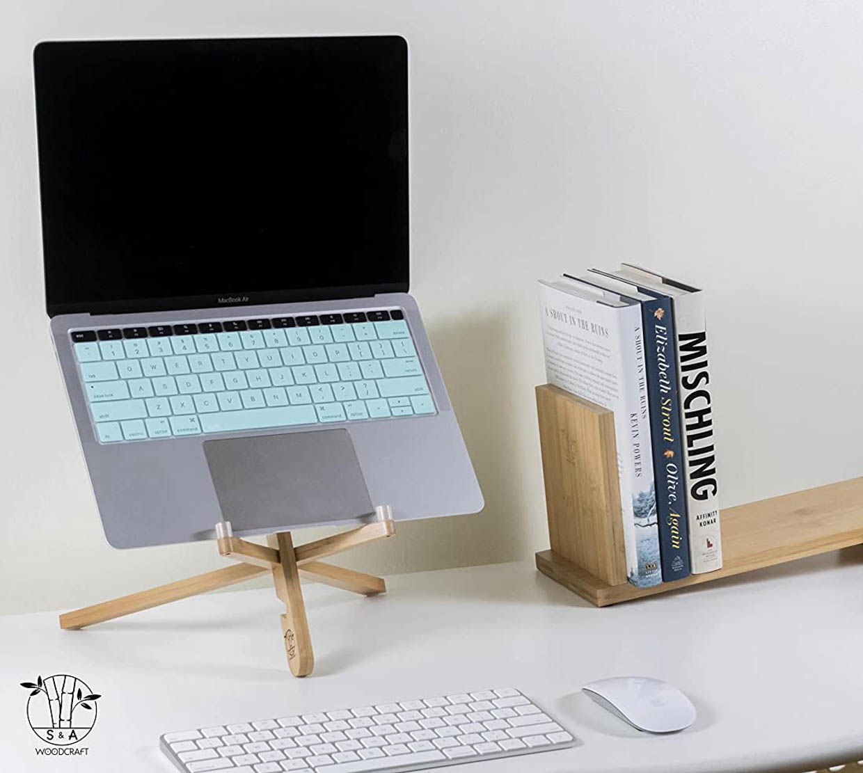 S&A Woodcraft Laptop Stand