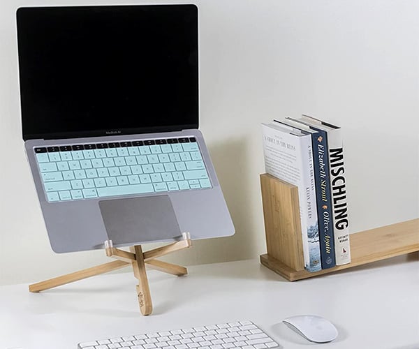 S & A Woodcraft Laptop Stand