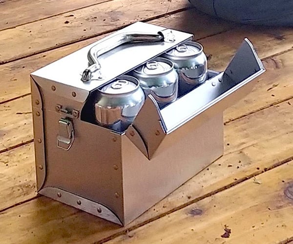 Aluminum Can Carrier + Lunch Box