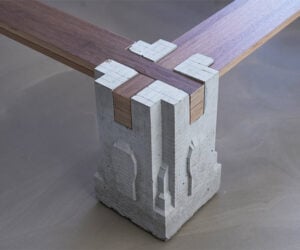 Concrete Castle Bed Frame
