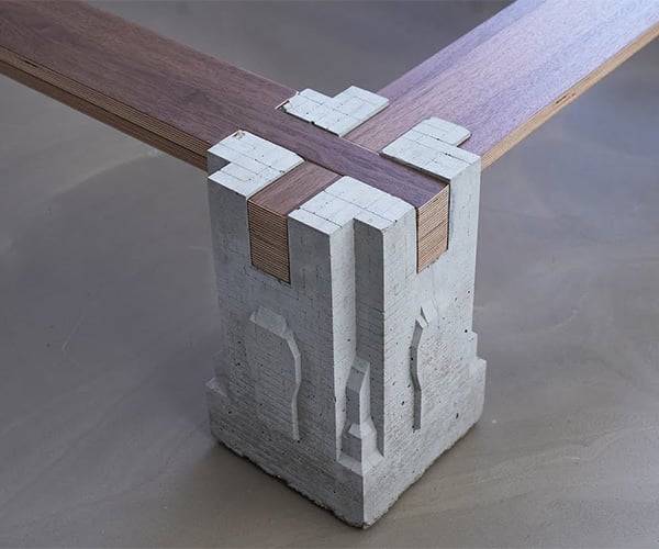 Concrete Castle Bed Frame