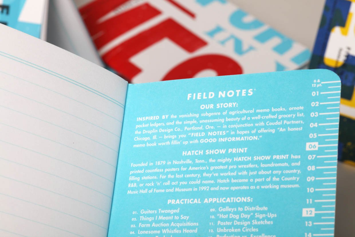 Field Notes x Hatch Show Print Notebooks
