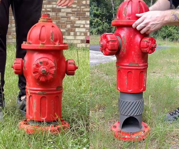 Fire Hydrant Stash Box