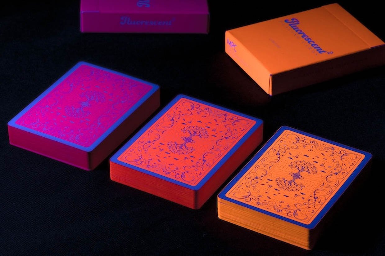 Fluorescent Squared Playing Cards