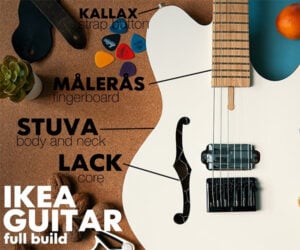 Building a Guitar from IKEA Furniture