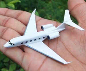 Making a Miniature Airplane from Popsicle Sticks