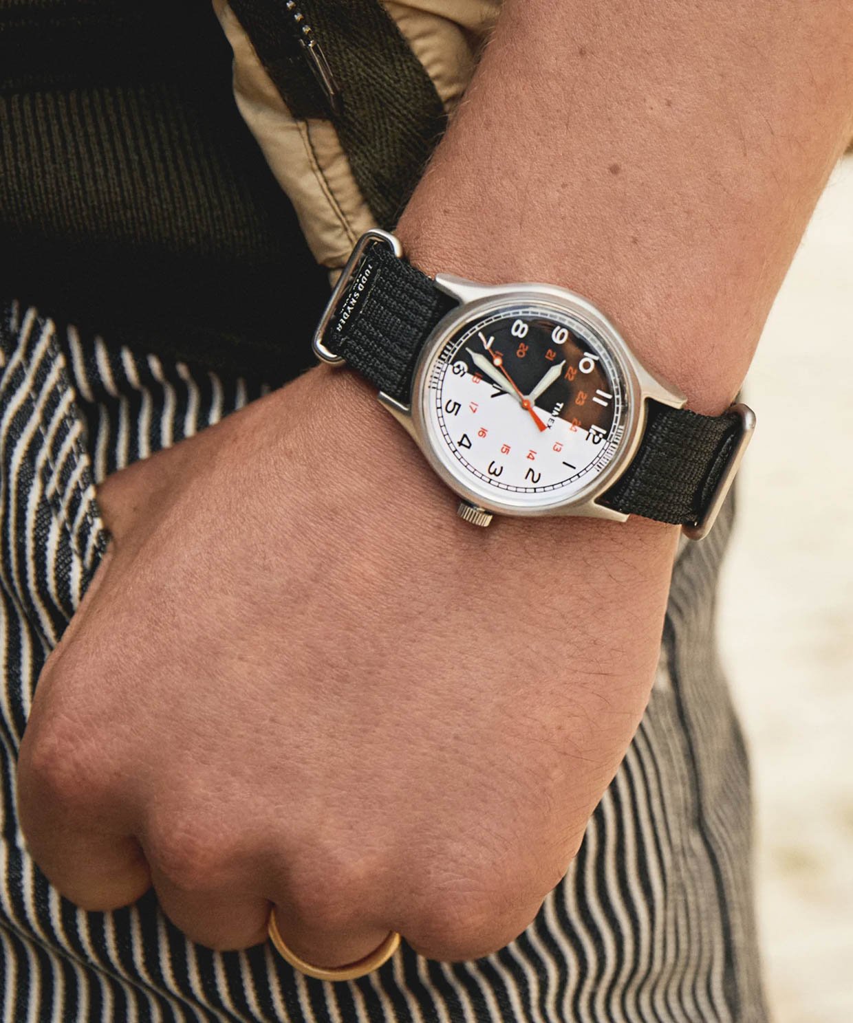 Timex x Todd Snyder MK-1 Black + White Watch